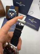Breitling Super Chronomat Aço 44mm Pulseira Borracha