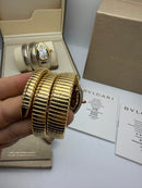 Bvlgari Serpenti Tubogas 02 Voltas 35mm Aço/Dourado Mostrador Prata