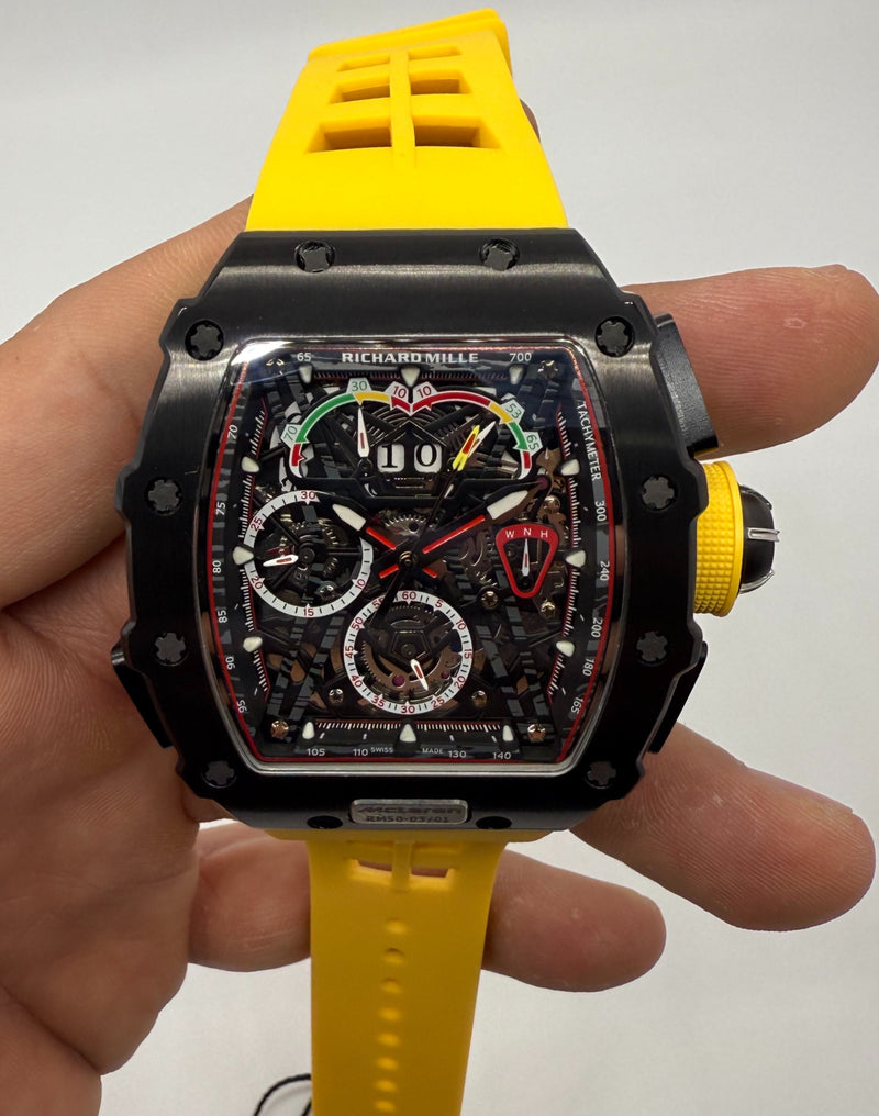 RICHARD MILLE RM 11-03 /003, 45mm Flyback Aço/OxBlack