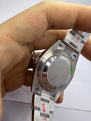 Rolex Oyster Perpetual Oystersteel 41mm, Mostrador Azul - CLONE