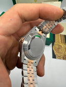 Rolex Datejust 41mm - Aço/Rose -  Mostrador Chocolate - Pulseira Jubilee - CLONE
