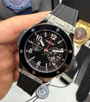 Hublot Big Bang 20th Anniversary King Aço 43mm, Mostrador Preto