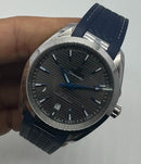 Omega Aquaterra 41,5mm Aço, Pulseira Borracha