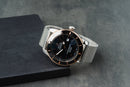 Breitling Superocean Aço 44mm Mostrador Preto Bisel Preto