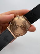 Hublot Classic Chrono Rosè 45mm Mostrador Preto Puls. Borracha/CouroV