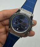 Hublot Vendome Classic Chrono 45mm Aço Mostrador Azul
