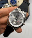 Vacheron Constantin Overseas Dual Time Aço 41mm, Mostrador Prata
