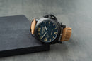 Panerai Luminor GMT 44 mm Aço Oxiblack Mostrador Preto