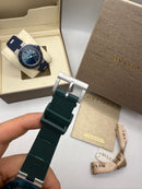 Bvlgari Alumium 41mm - Mostrador Verde Aluminio Pulseira Borracha