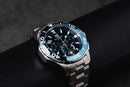 Tag Heuer Aquarecer Aço 43mm, Mostrador Azul, Bezel Rotativo Azul