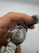Patek Phillippe Fases da Lua Turbilhão 42mm Aço/Rose, Pulseira Aço
