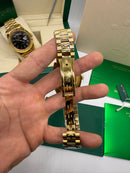 Rolex Day-Date Presidente 40mm Dourado Mostrador Preto