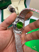 Rolex Date-Just 31mm/36mm Aço, Mostrador Prata, Luneta Canelada