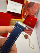 Omega Speedmaster Snoop 50 Anos 42mm Aço, Mostrador Branco, Puls. Nylon