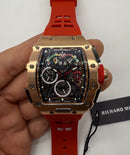 RICHARD MILLE RM 11-03 /003, 45mm Flyback Aço/Rose