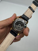 Patek Phillippe Turbilhão 42mm Aço/Dourado, Pulseira Couro