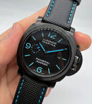 Panerai Luminor Marina 44mm Aço OxiBlack Mostrador Preto Pulseira Nylon