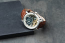 Patek Phillippe Turbilhão 42mm Aço Mostrador Branco