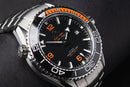 Omega Planet Ocean Co-Axial Master 45,5mm Aço Mostrador Preto Bezel Preto