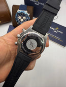 Breitling Super Chronomat Aço 44mm Pulseira Borracha