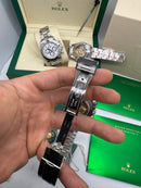 Rolex Daytona 40mm Aço, Mostrador Preto