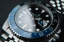 Rolex GMT Master II Batman 40mm Mostrador Preto Luneta Preto/Azul