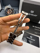 TAG Heuer Carrera RedBull Aço 43mm Mostrador Branco - Puls. Aço