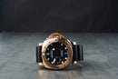 Panerai Luminor Submersible 42mm Rosé Mostrador Preto Bezel Rosé