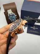 Breitling Superocean Crono Aço 44mm Pulseira Borracha