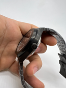 Audemars Piguet Royal Oak 41mm Aço OXIBLACK Mostrador Preto Bezel e Pulseira Aço
