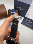 Breitling Super Chronomat Aço 44mm Pulseira Borracha