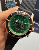 Breitling Superocean Crono Aço 44mm Pulseira Borracha