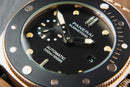 Panerai Submersible 47mm Aço Mostrador Preto Luneta Preta