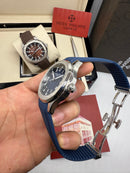 Patek Philippe Aquanaut 41mm Aço Mostrador Azul