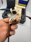 Vacheron Constantin Overseas Turbilhão Aço/Rose 40mm, Mostrador Prata