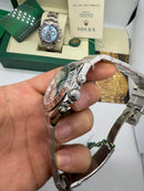 Rolex Daytona Oyster Aço 40mm - Mostrador Preto - CLONE