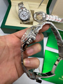 Rolex Daytona 40mm Aço, Mostrador Preto