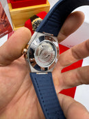 Omega Constellation 41mm Aço Puls. Couro