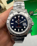 Rolex Yacht-Master 40 Oyster, 40 mm, Aço Oystersteel, Mostrador Azul - CLONE