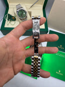 Rolex Date-Just 41mm/36mm Aço/Dourado, Mostrador Dourado, Luneta Canelada