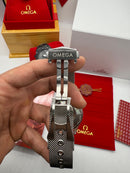Omega Seamaster Co-Axial 40mm Mostrador Cinza
