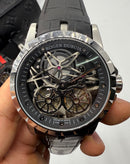 Roger Dubuis Excalibur Tourbillon Duplo 45mm Aço