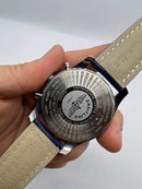 Breitling Navitimer Crono 42mm Aço Pulseira Couro