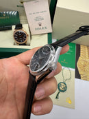 Rolex Cellini Aço 39mm, Pulseira Couro