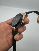 Hublot Classic Fusion Aço/Rose 45mm, Mostrador Preto, Sifras Árabe