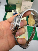 Rolex DateJust 41mm Wimbledon Aço Mostrador Cinza, Pulseira Oyster