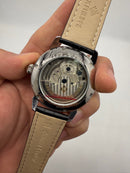 Patek Philippe Classic Turbilhão 44mm Aço, Pulseira Couro
