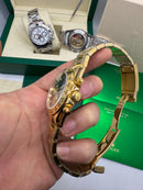 Rolex Daytona 40mm Aço Dourado, Mostrador Preto