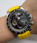 Rolex Daytona La Montoya Aço 40mm - Mostrador Preto  Pulseira OysterFlex