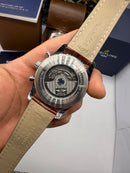 Breitling Navitimer 42mm Aço Pulseira Couro